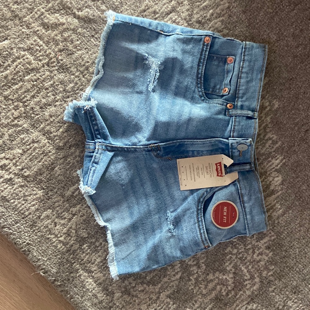 Levi - mini mom girls size 12 shorts, brand new